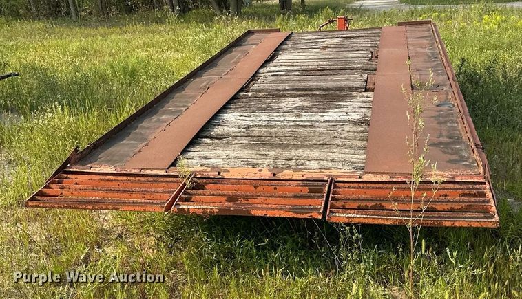 image for item MQ9361 1967  tilt deck equipment trailer