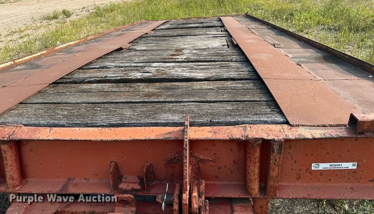 image for item MQ9361 1967  tilt deck equipment trailer