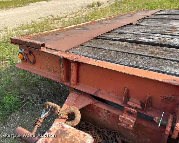 image for item MQ9361 1967  tilt deck equipment trailer