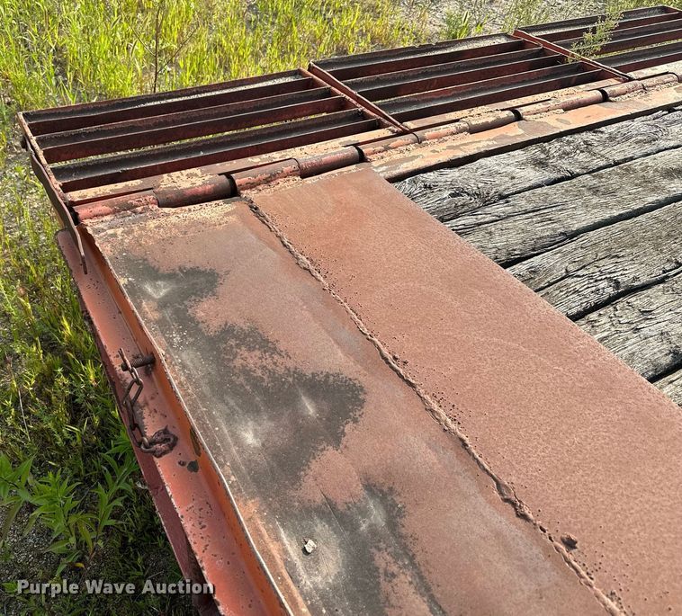 image for item MQ9361 1967  tilt deck equipment trailer