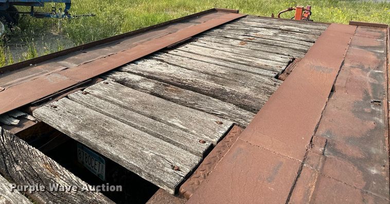 image for item MQ9361 1967  tilt deck equipment trailer