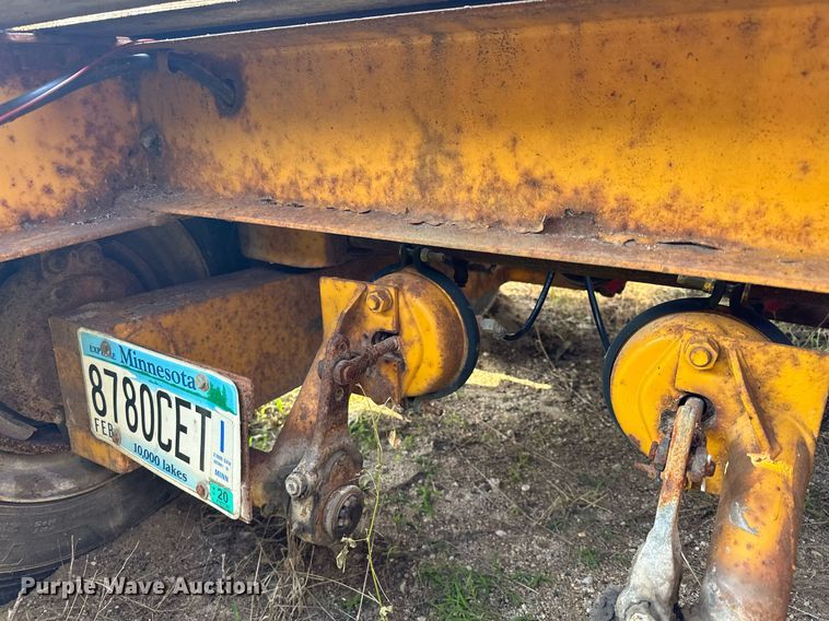 image for item MQ9361 1967  tilt deck equipment trailer