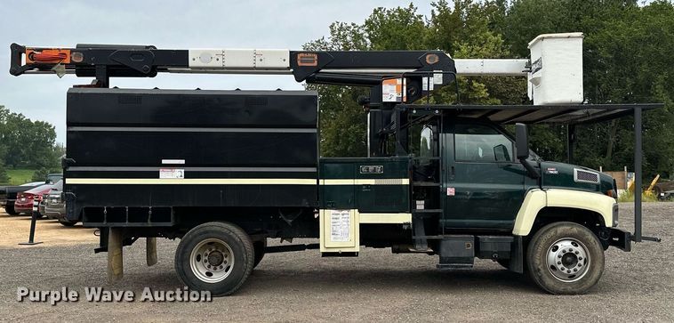 image for item MQ9367 2008 GMC C7500  forestry bucket truck