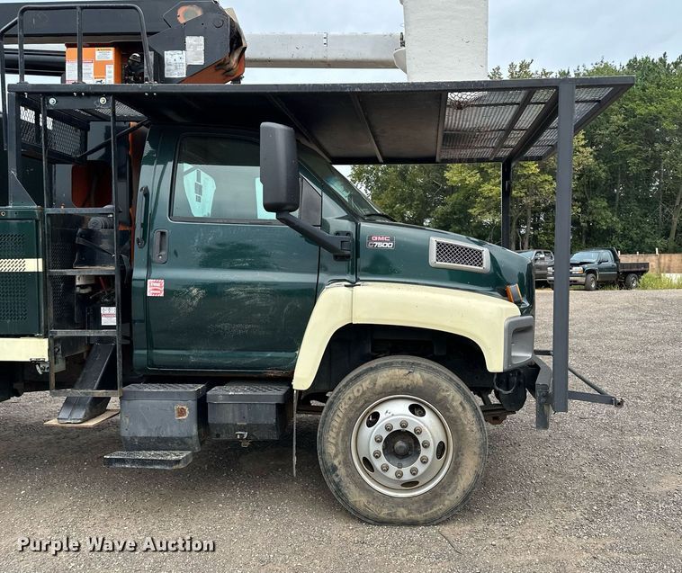 image for item MQ9367 2008 GMC C7500  forestry bucket truck