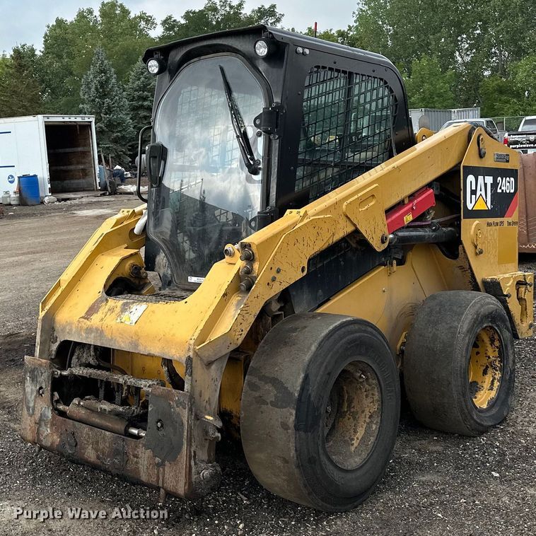 image for item MQ9370 2019 Caterpillar 246D  skid steer loader