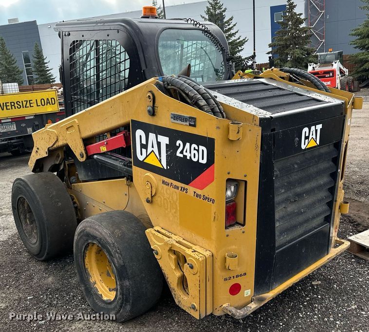 image for item MQ9370 2019 Caterpillar 246D  skid steer loader