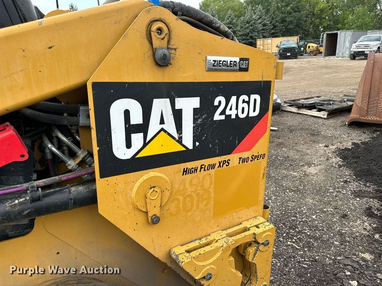 image for item MQ9370 2019 Caterpillar 246D  skid steer loader