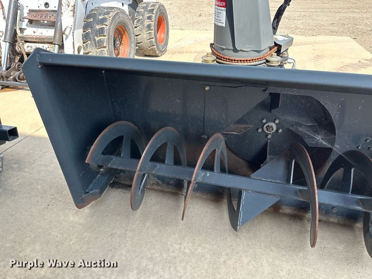 image for item MQ9382 2014 Bobcat SB240X 72  skid steer snow blower