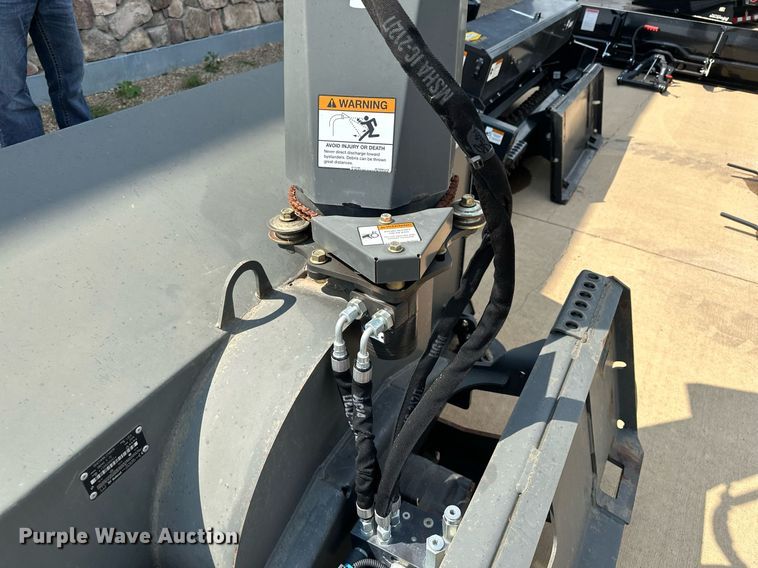 image for item MQ9382 2014 Bobcat SB240X 72  skid steer snow blower