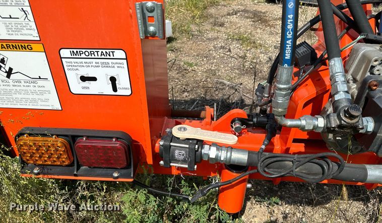 image for item MQ9385 Land Pride  side boom rotary mower