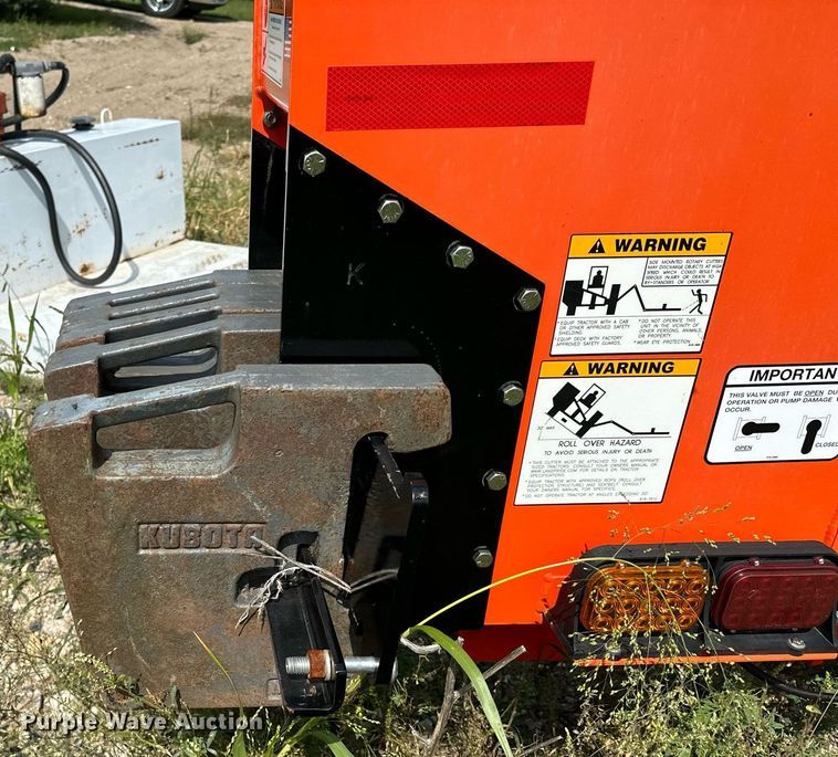 image for item MQ9385 Land Pride  side boom rotary mower