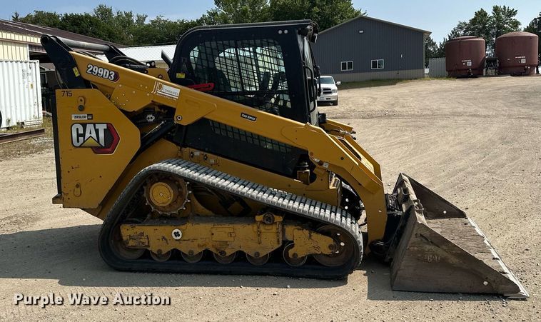 image for item MQ9387 2020 Caterpillar 299D3  tracked skid steer loader
