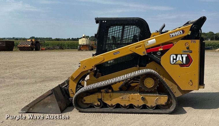 image for item MQ9387 2020 Caterpillar 299D3  tracked skid steer loader