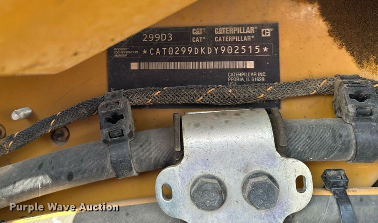 image for item MQ9387 2020 Caterpillar 299D3  tracked skid steer loader