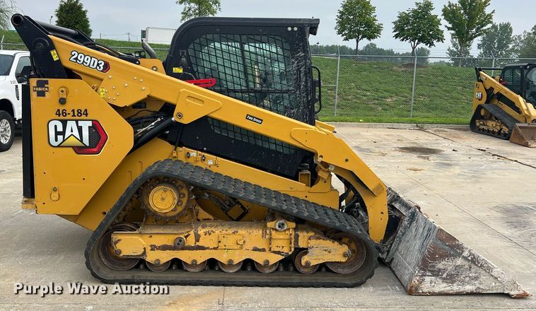 image for item NA9125 2020 Caterpillar 299D3  tracked skid steer loader