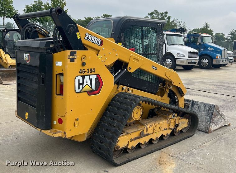 image for item NA9125 2020 Caterpillar 299D3  tracked skid steer loader