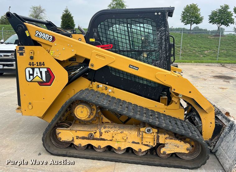 image for item NA9125 2020 Caterpillar 299D3  tracked skid steer loader