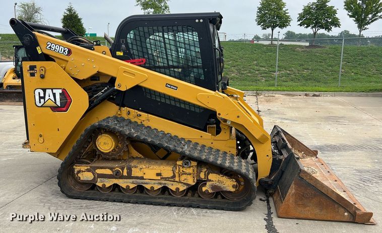 image for item NA9126 2020 Caterpillar 299D3  tracked skid steer loader