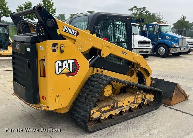 image for item NA9126 2020 Caterpillar 299D3  tracked skid steer loader