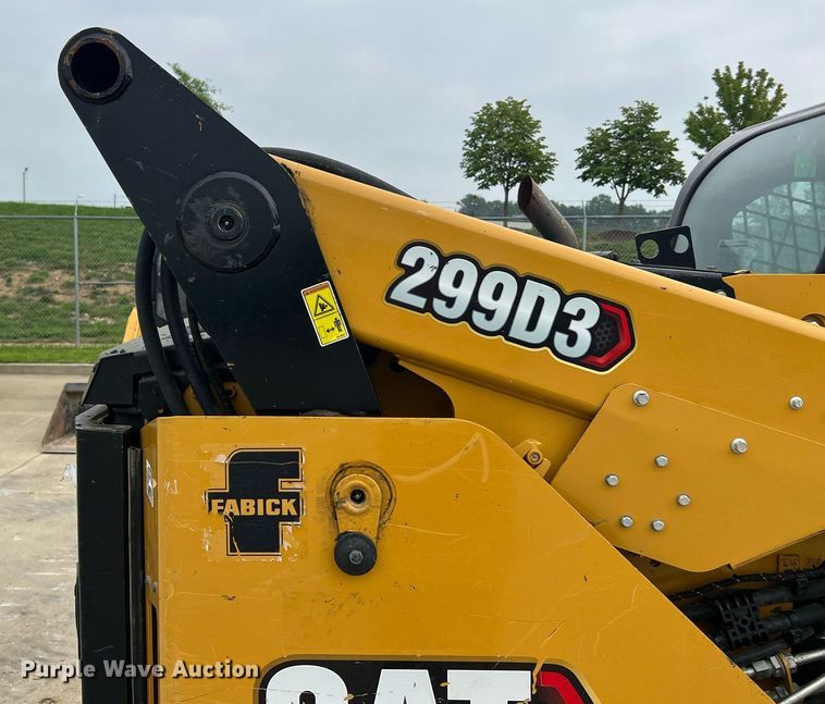 image for item NA9126 2020 Caterpillar 299D3  tracked skid steer loader