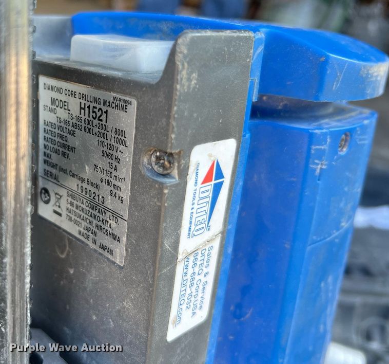 image for item NA9142 Shibuya TS-165  core drill