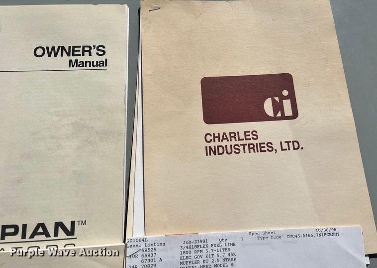 image for item NA9147 Generac 96A04478-S  generator