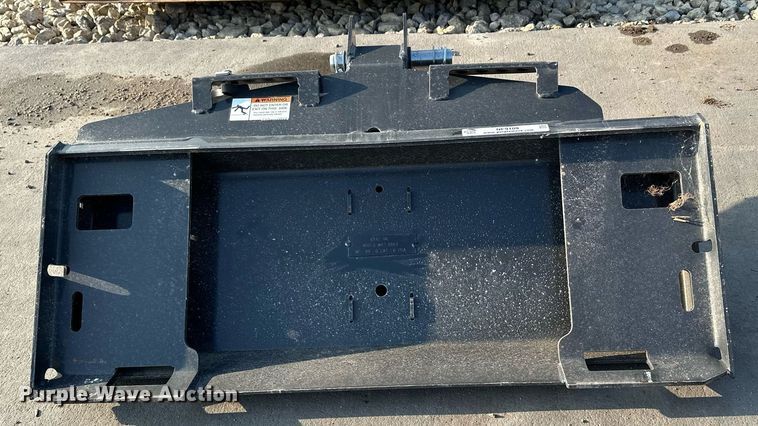 image for item NF9109 Bobcat  skid steer auger mounting bracket