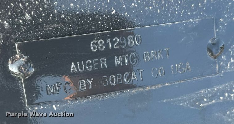 image for item NF9109 Bobcat  skid steer auger mounting bracket