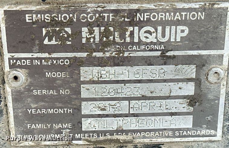 image for item NF9112 Multiquip WBH-16FSB  concrete buggy