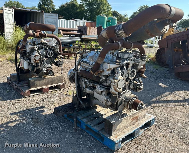 image for item NL9033 (2) Detroit Diesel engines 