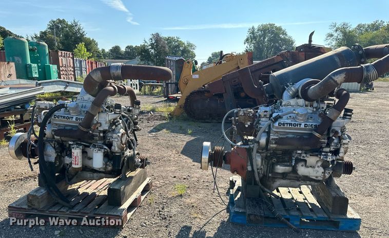 image for item NL9033 (2) Detroit Diesel engines 