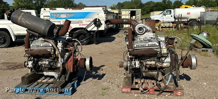 image for item NL9033 (2) Detroit Diesel engines 