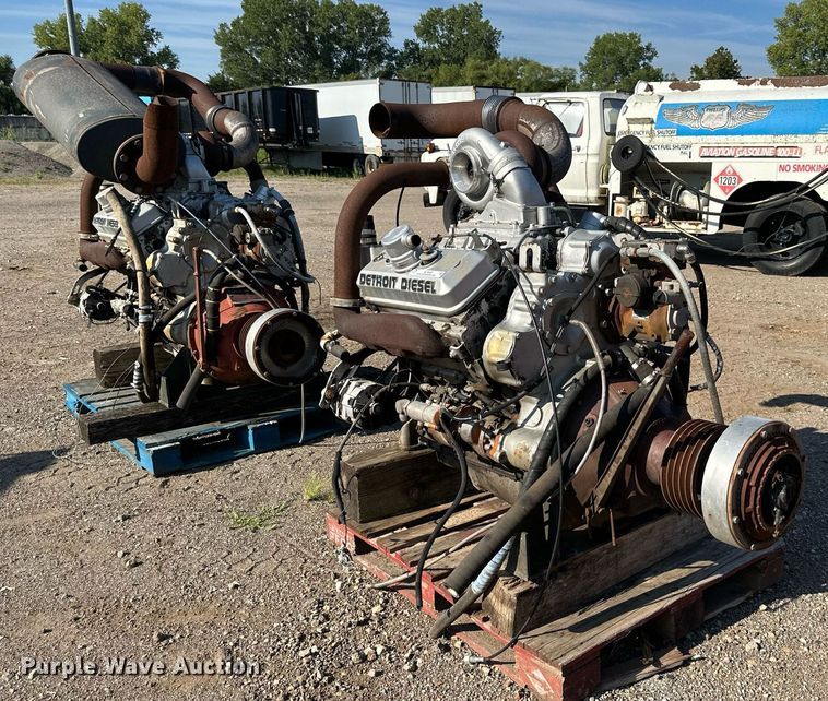 image for item NL9033 (2) Detroit Diesel engines 