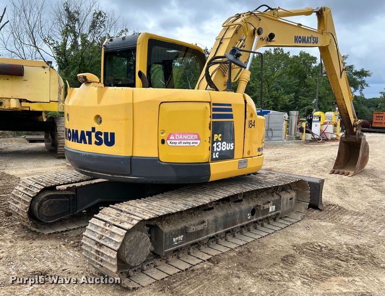 image for item NL9489 2011 Komatsu PC138USLC-8  excavator