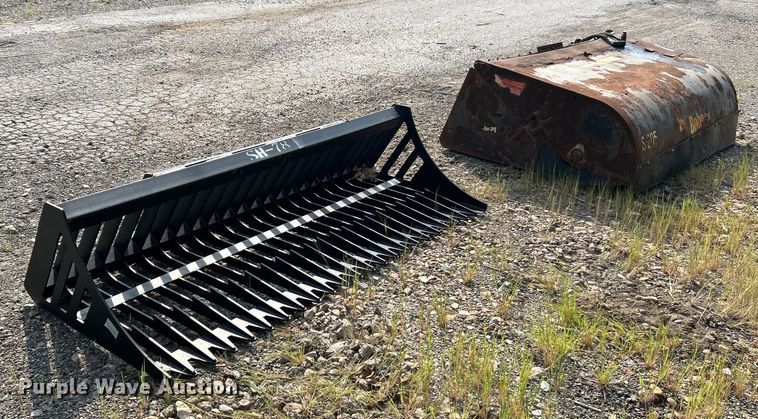 image for item NL9558 (2) skid steer attachments