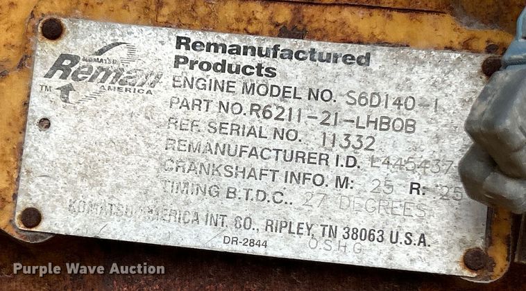 image for item NL9564 1990 Komatsu WA500-1  wheel loader