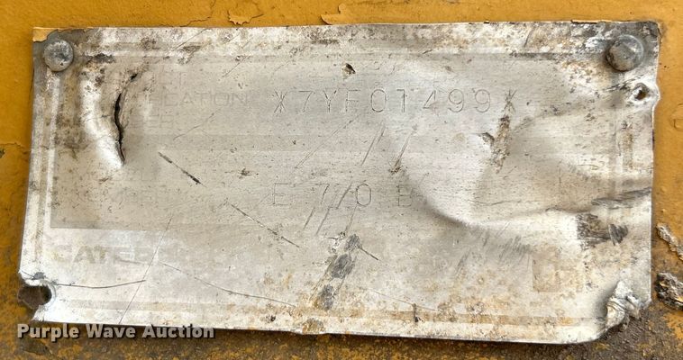 image for item NL9565 1989 Caterpillar E70B  excavator