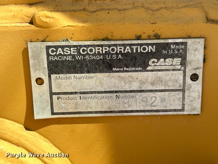 image for item NL9573 1997 Case 580 Super L  backhoe