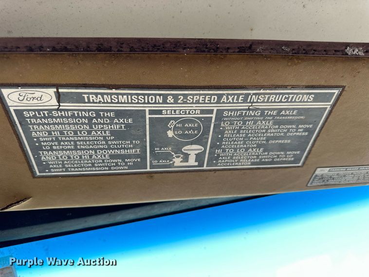 image for item NP9460 1980 Ford  dump truck