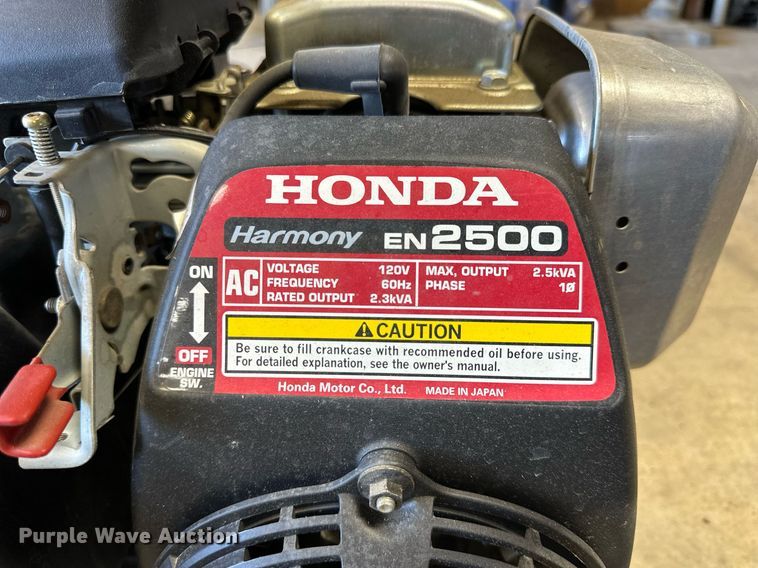 image for item NP9482 (4) Honda Harmony EN2500 generators