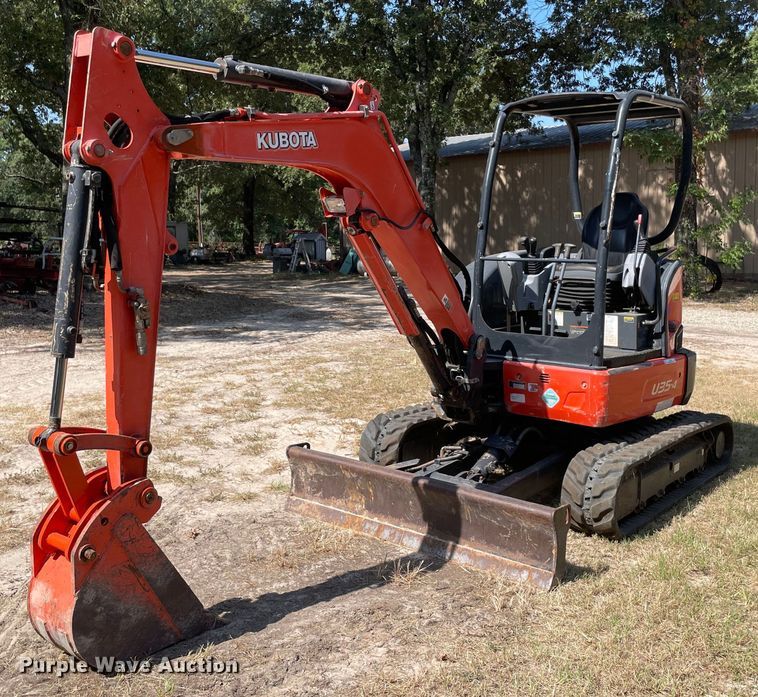 image for item NT9509 2014 Kubota U35-4  mini excavator