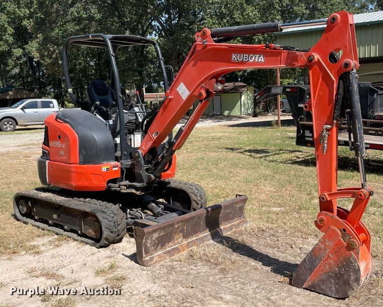 image for item NT9509 2014 Kubota U35-4  mini excavator