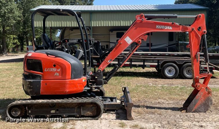 image for item NT9509 2014 Kubota U35-4  mini excavator