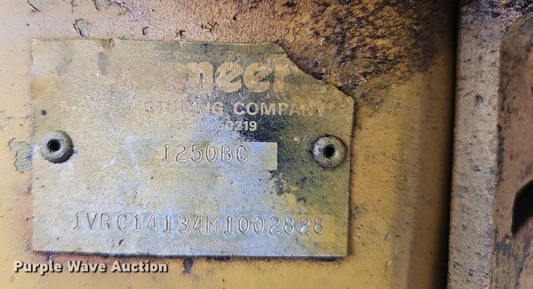 image for item NT9968 1991 Vermeer 1250BC  wood chipper