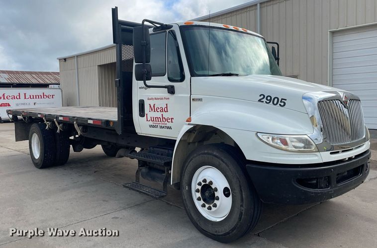 image for item NY9553 2012 International DuraStar 4300  dump flatbed truck