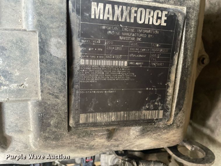 image for item NY9553 2012 International DuraStar 4300  dump flatbed truck