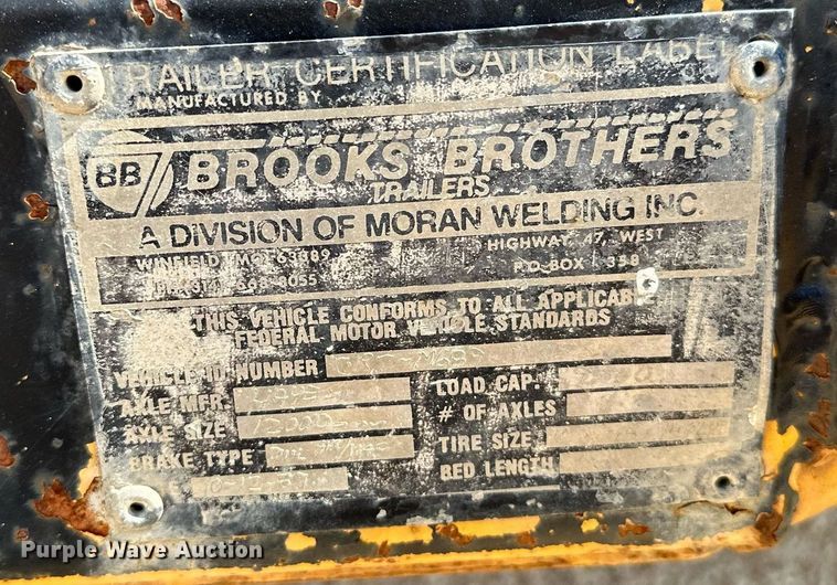 image for item OC9188 1989 Brooks Brothers  reel trailer