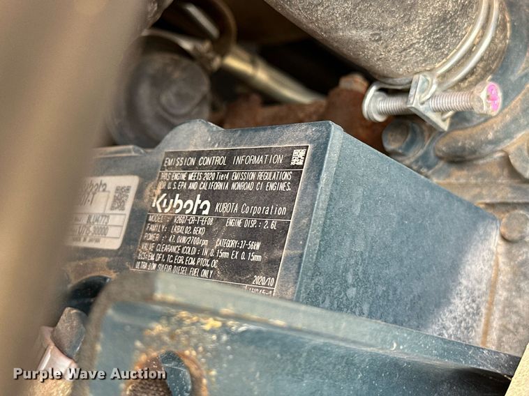 image for item OC9215 2021 Kubota SSV65  skid steer loader