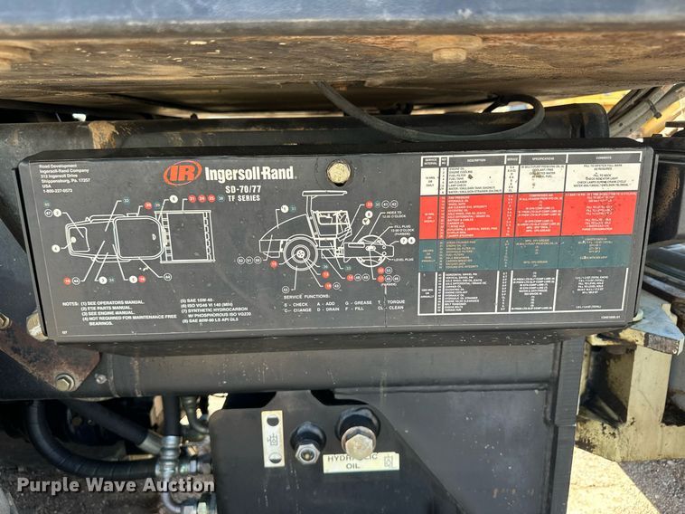 image for item OC9404 2006 Ingersoll Rand SD70D TF single drum vibratory roller