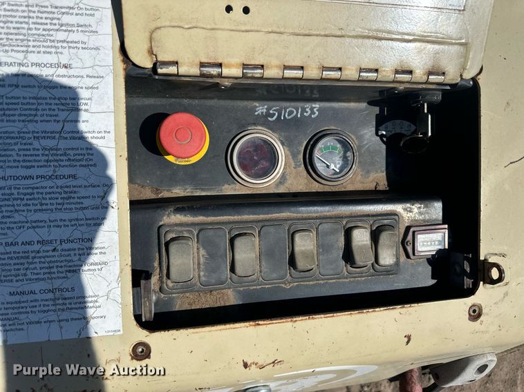 image for item OC9451 Ingersoll Rand TC-13  trench compactor